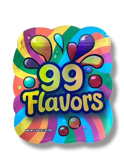 99 Flavors Mylar Bag 3.5 Gram
