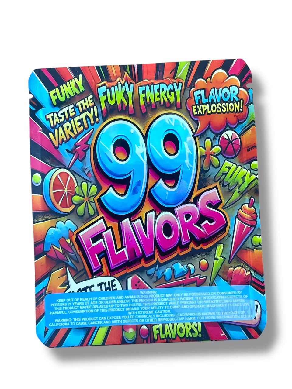 99 Flavors Mylar Bag 3.5 Grams