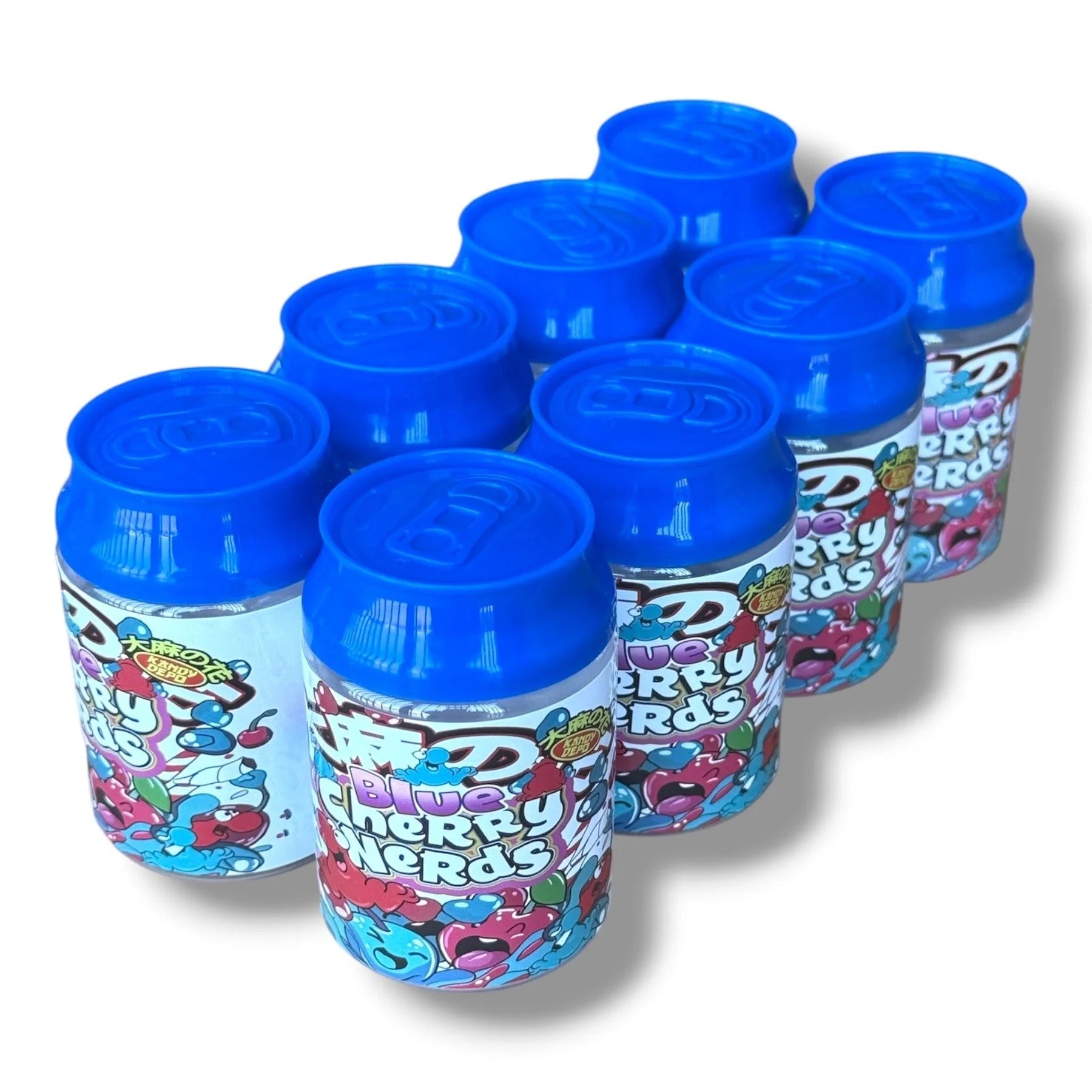 BLUE CHERRY NERDS 3.5G CANS - 8 CANS IN BOX