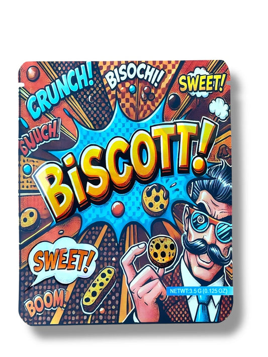 Biscotti Mylar Bag 3.5 Grams