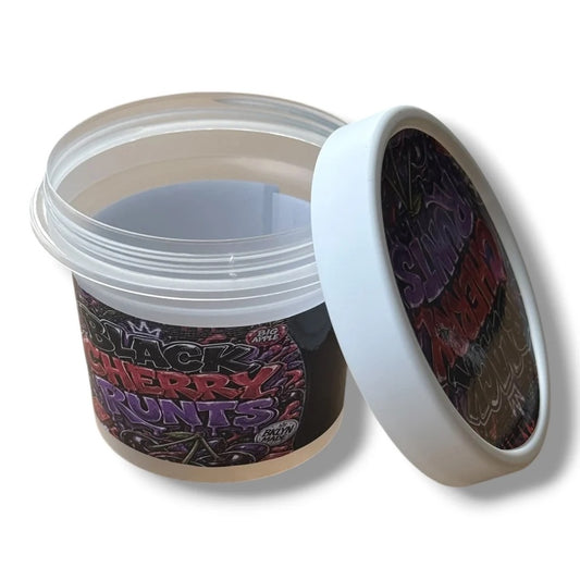 Black Cherry Runts Ice Cream Jars Plastic Container 3.5 G