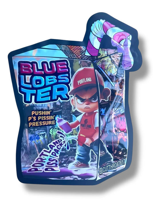 Blue Lobster Mylar Bag 3.5 Grams