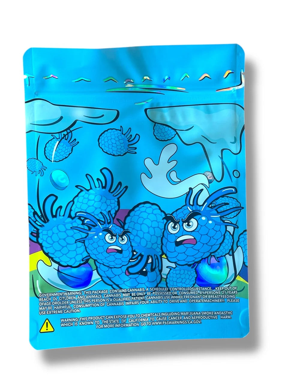 Blue Raspberry Mylar Bag 1 Ounce
