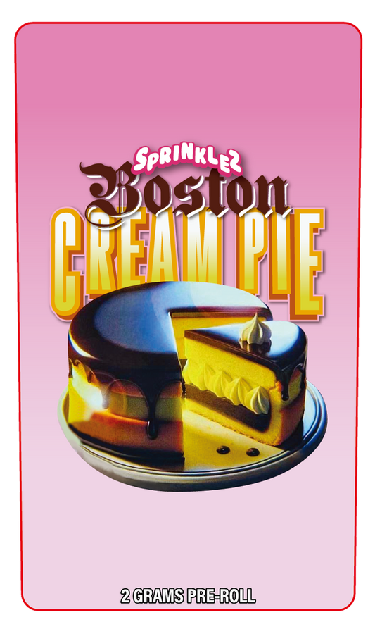 Boston Cream Pie 2 Gram Pre-Roll Holographic Labeling/Stickers Only