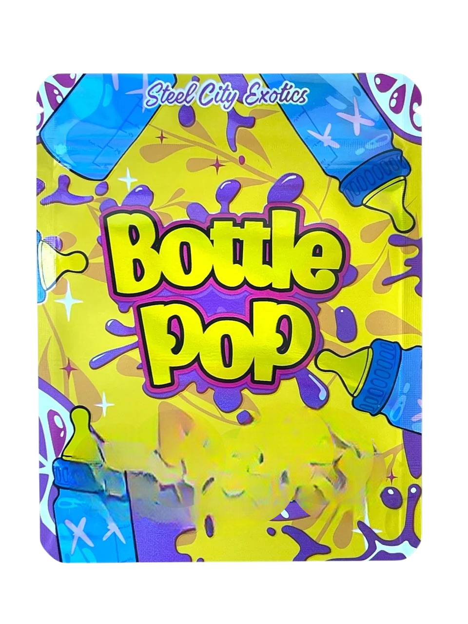 Bottle Pop Mylar Bag 3.5 Grams