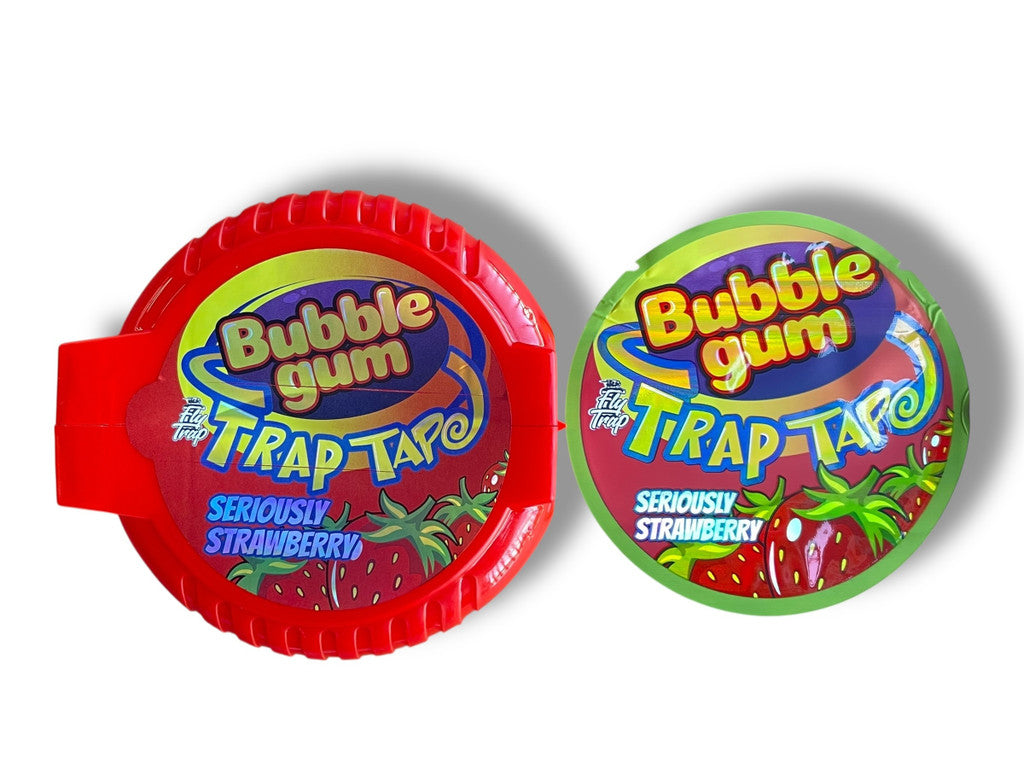 Bubble Gum Trap Seriously Strawberry 3.5 g Plastic Container