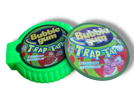 Bubble Gum Trap Strawberry Watermelon 3.5g Plastic Container