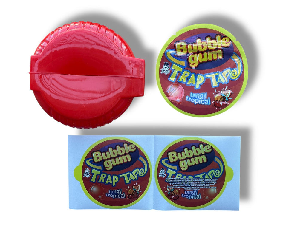 Bubble Gum Trap Tangy Tropical 3.5g Plastic Containers