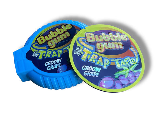 Bubble Gum Trap Tape Groovy Grape 3.5g Plastic Container