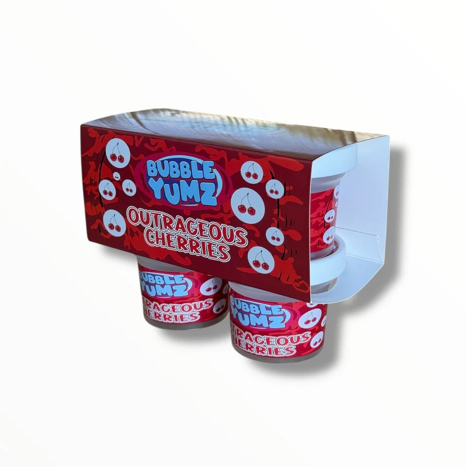 Bubble Yumz Outrageous Cherries Ice Cream Jars