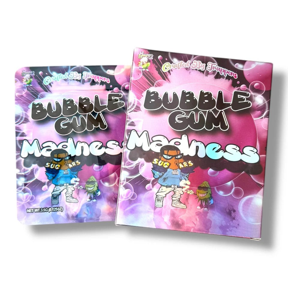 Bubblegum Madness Mylar Bag with Box 3.5 Grams