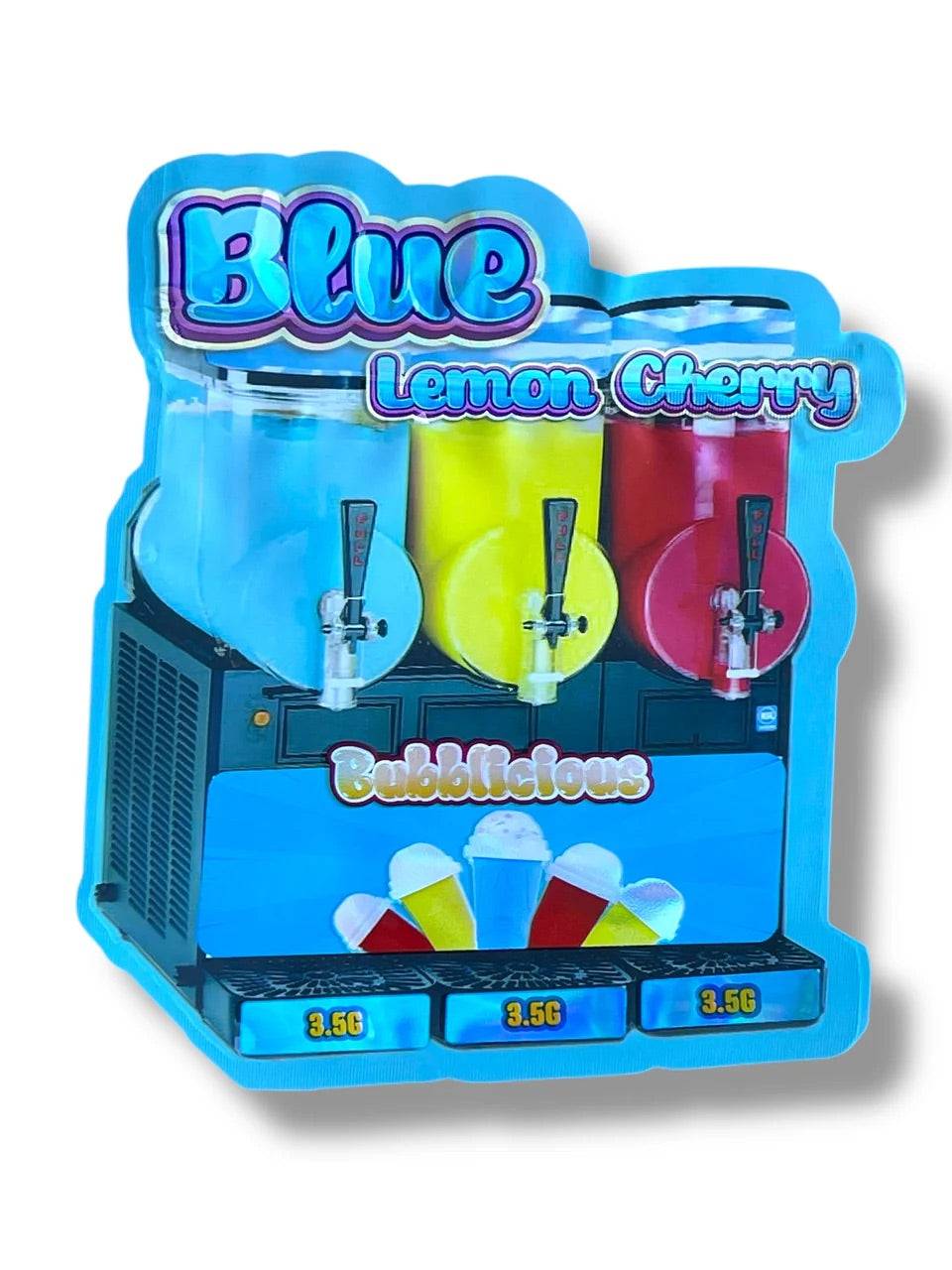 Bubblicious Blue Lemon Cherry Mylar Bag 3.5 Grams – Supply Citi