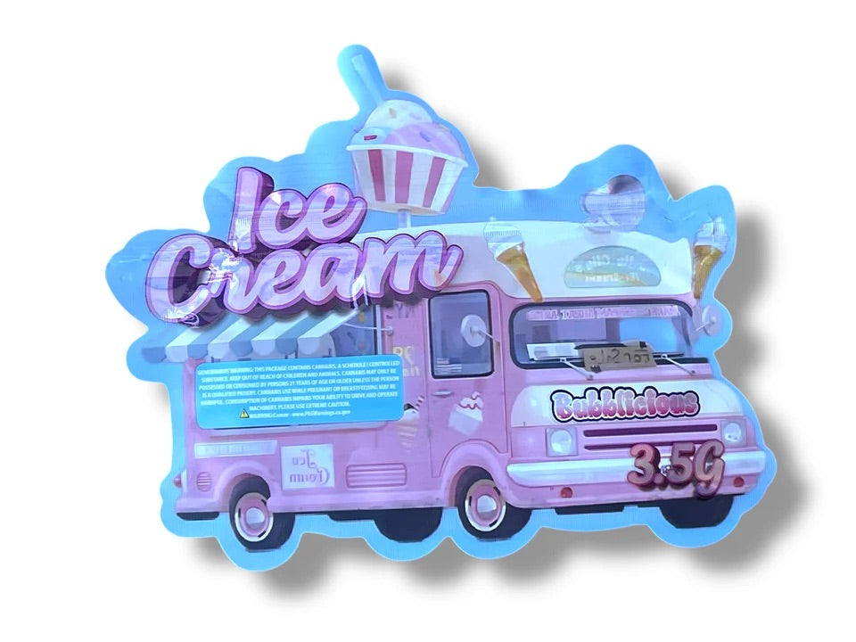 Bubblicious Ice Cream Mylar Bag 3.5 Grams
