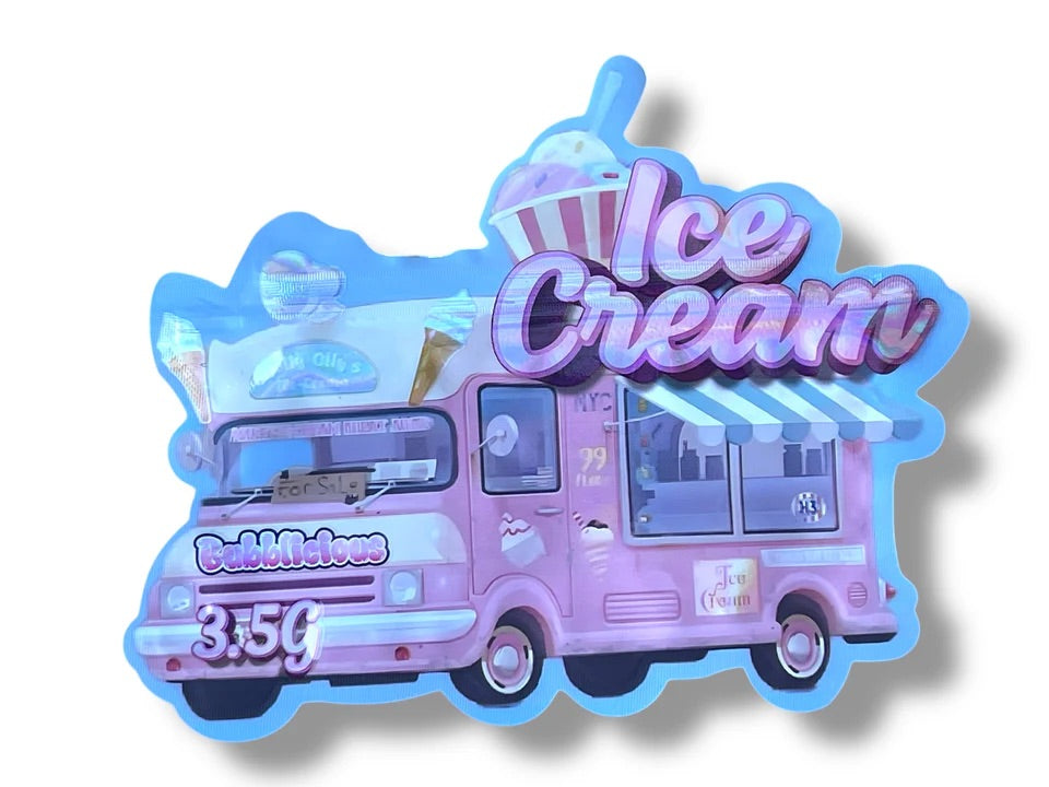 Bubblicious Ice Cream Mylar Bag 3.5 Grams