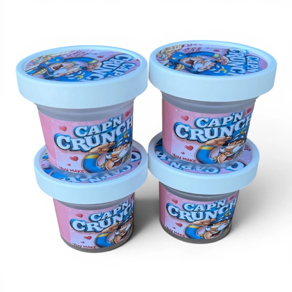 Cap'n Crunch Ice Cream Jars Plastic Container 