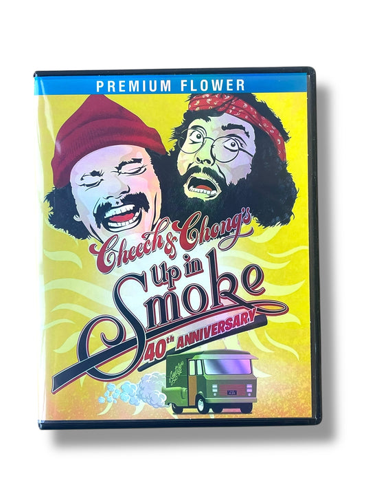 Cheech & Chong's Up in Smoke DVD Cases with Mylar bags 3.5g