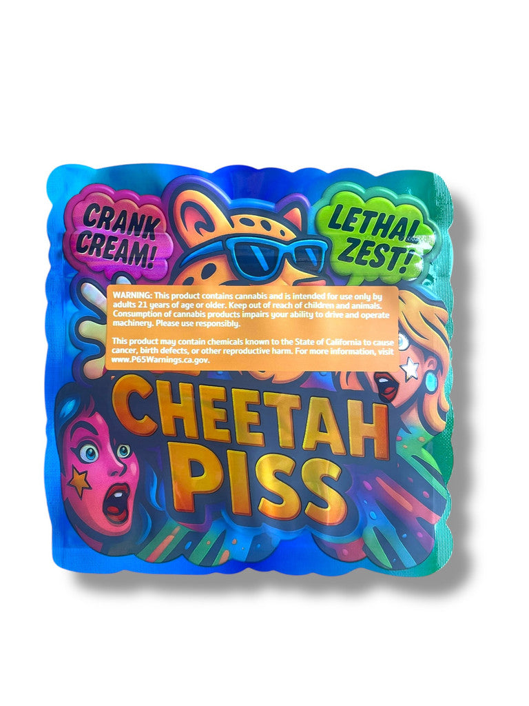 Cheetah Piss Mylar Bag 3.5 Gram