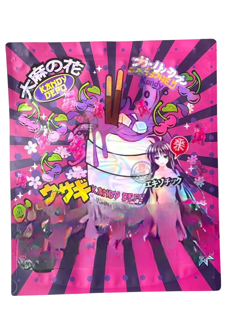 Kandy Depo Cherry Blossom Wocky Mylar Bag (Large) 1 LBS - 16OZ (454g) Pound Bag