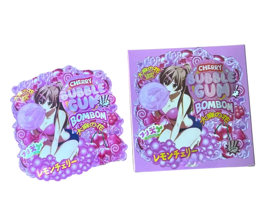 Cherry Bubblegum Bombom Mylar Bag with Box 3.5 Grams