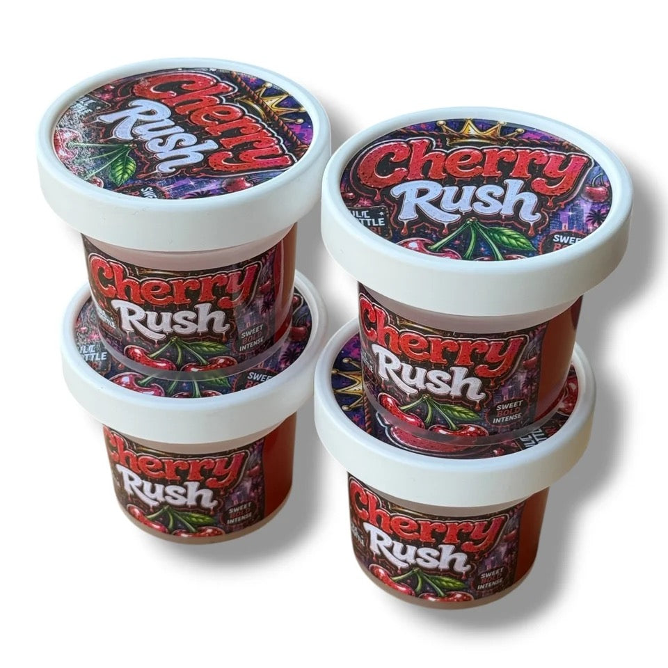 Cherry Rush Ice Cream Jars Plastic Container 3.5 G