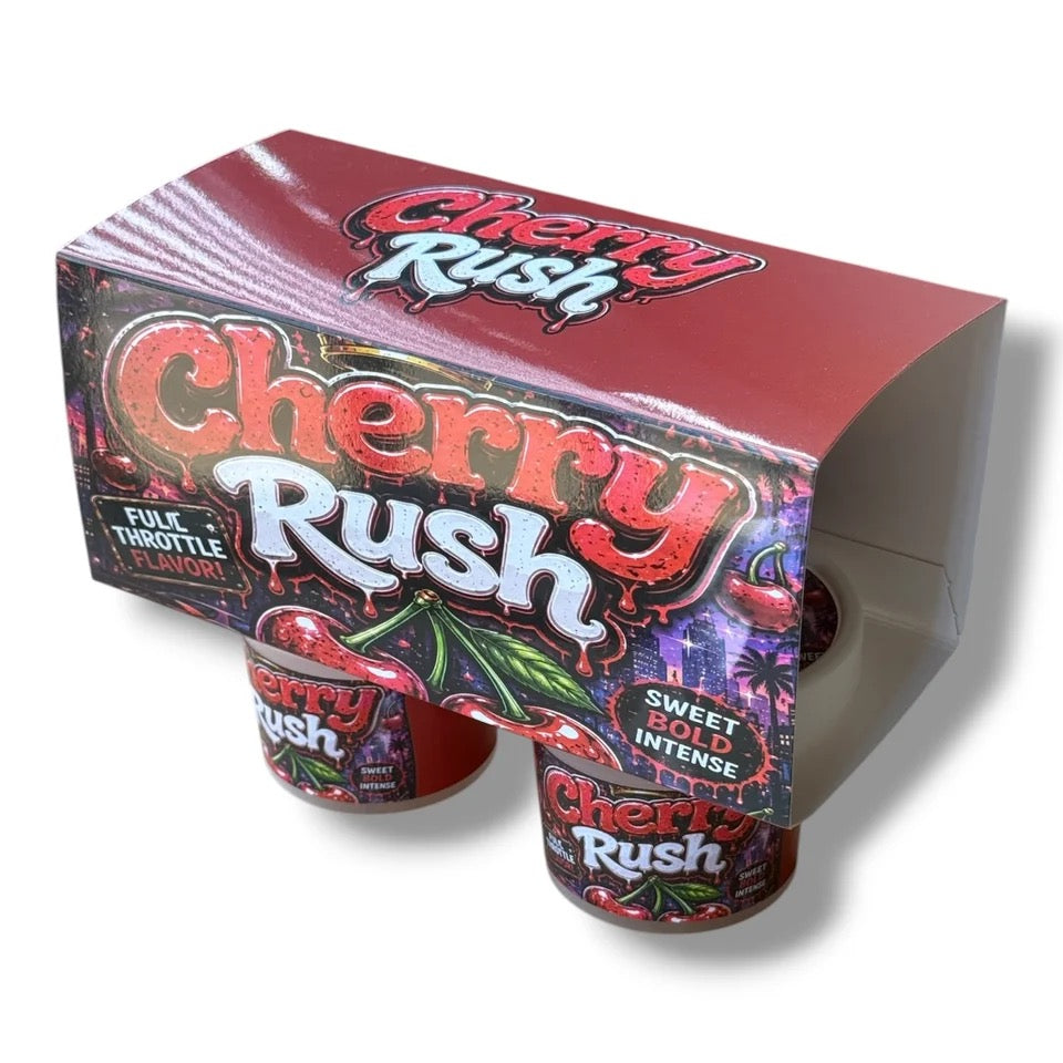 Cherry Rush Ice Cream Jars Plastic Container 3.5 Grams