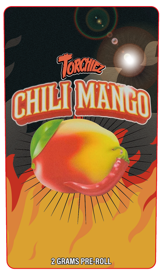 Chili Mango 2 Gram Pre-Roll Holographic Labeling/Stickers Only