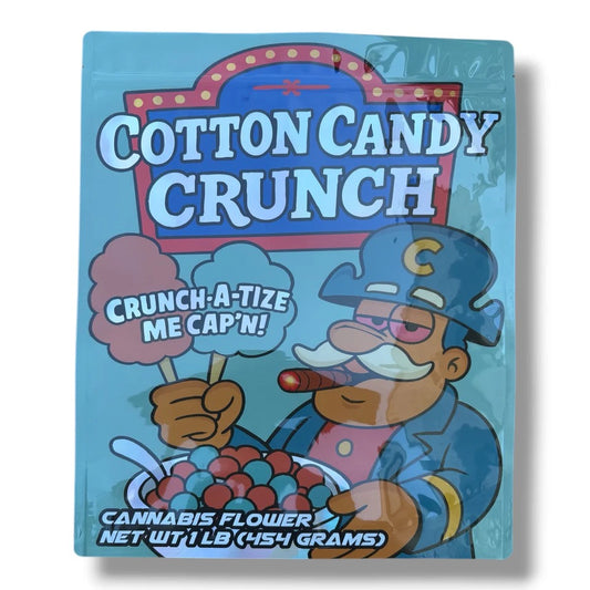 Cotton Candy Crunch Mylar Bag 1 Pound