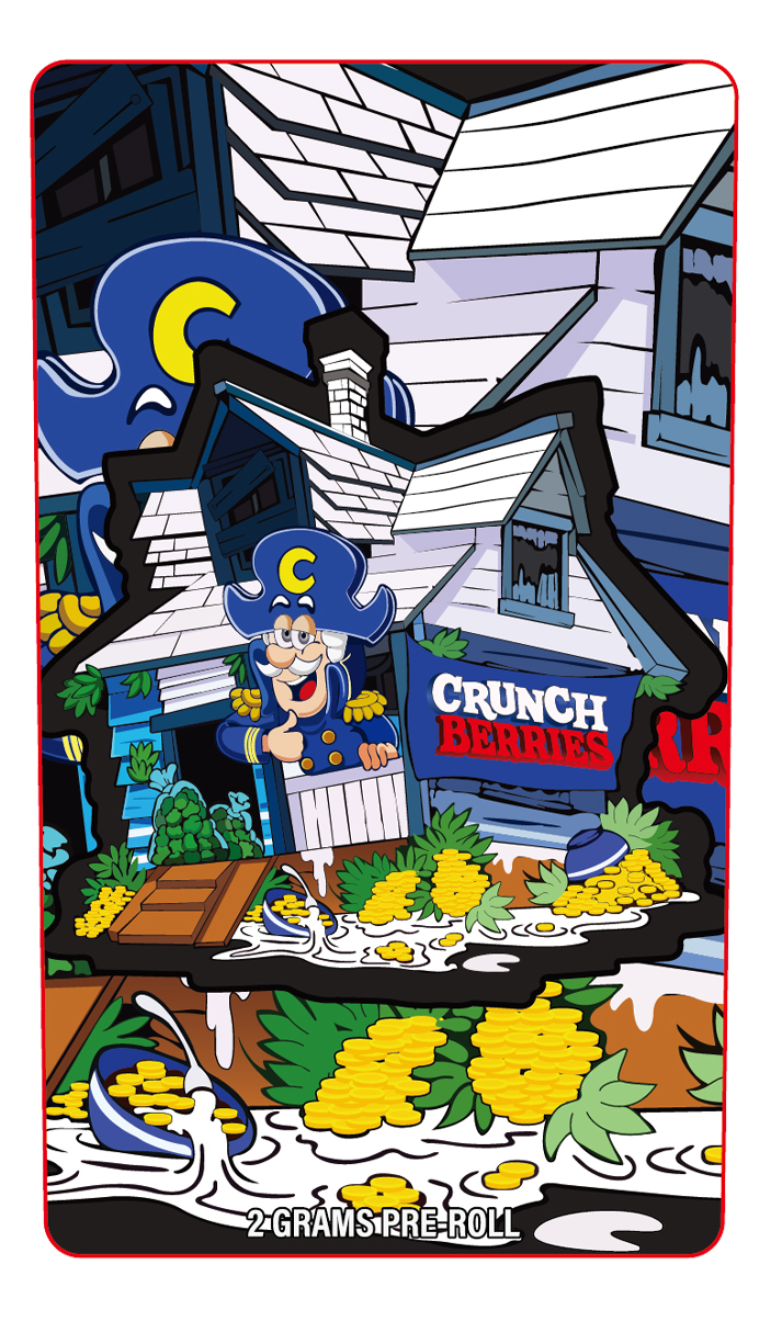 Crunch Berries 2 Gram Pre-Roll Holographic Labeling/Stickers Only