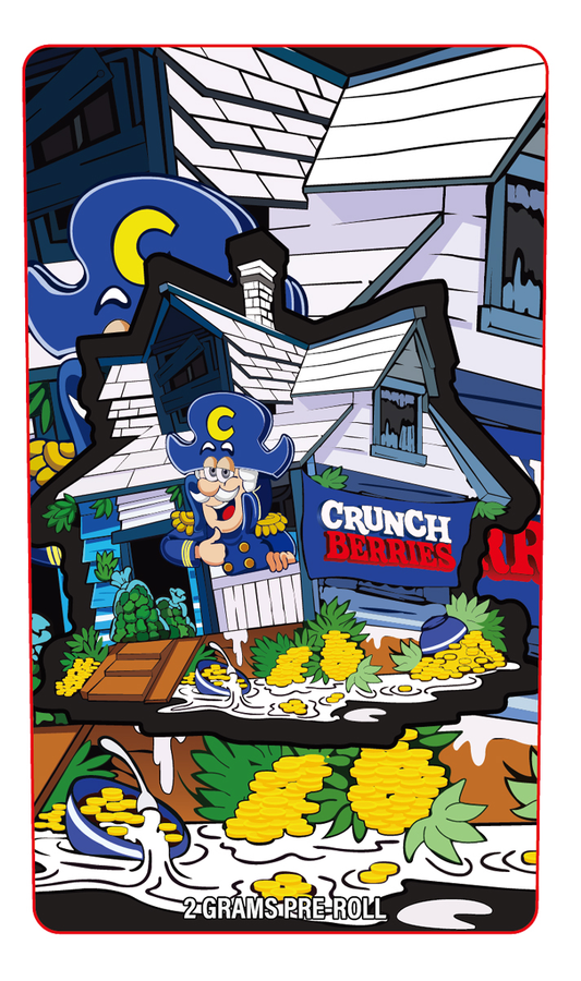 Crunch Berries 2 Gram Pre-Roll Holographic Labeling/Stickers Only