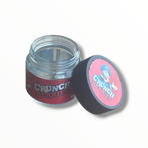 Crunch Berries 3.5g Glass Jars with Holographic Sticker Label