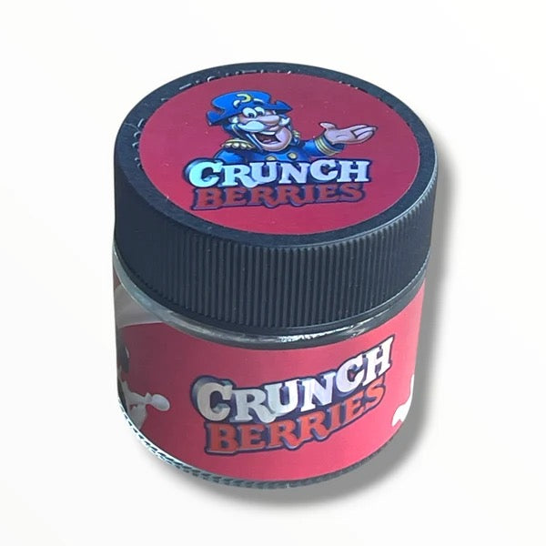 Crunch Berries 3.5g Glass Jars with Holographic Sticker Labels
