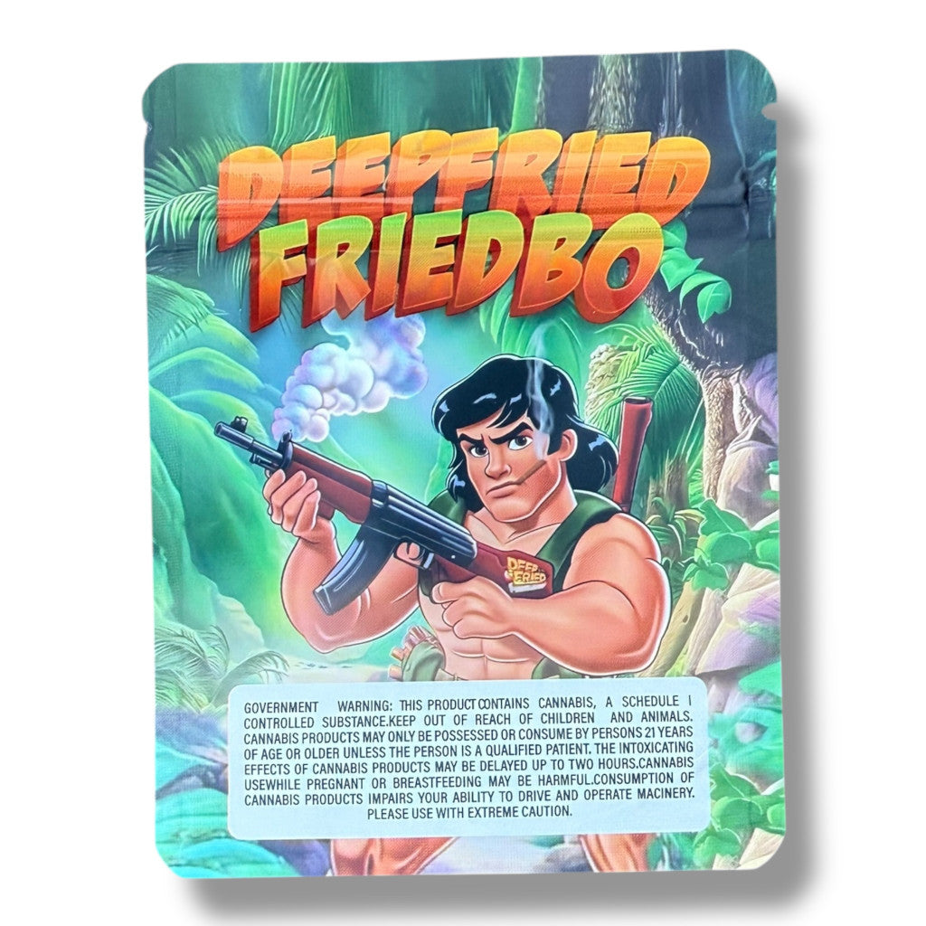 Deep Fried Friedbo 3.5gram Mylar Bag