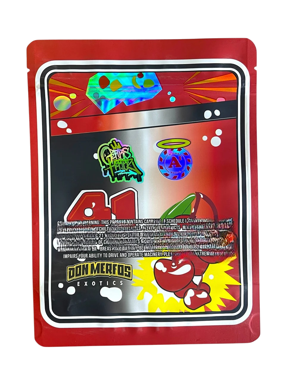 Don Merfos 41 Cherries Mylar Bag 1 Ounce