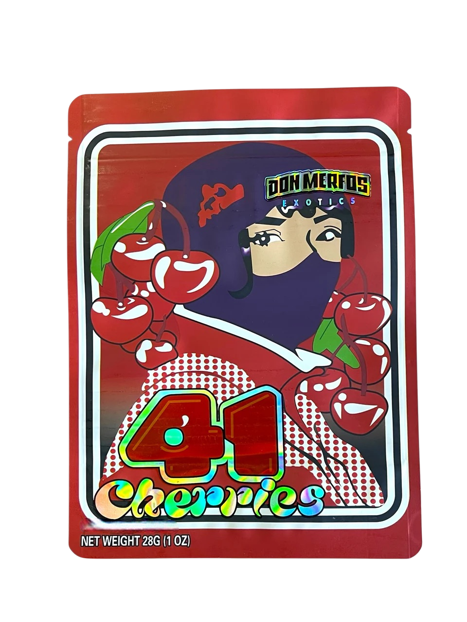 Don Merfos 41 Cherries Mylar Bag 1 Ounce