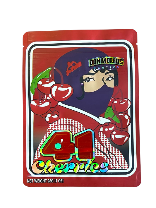 Don Merfos 41 Cherries Mylar Bag 1 Ounce