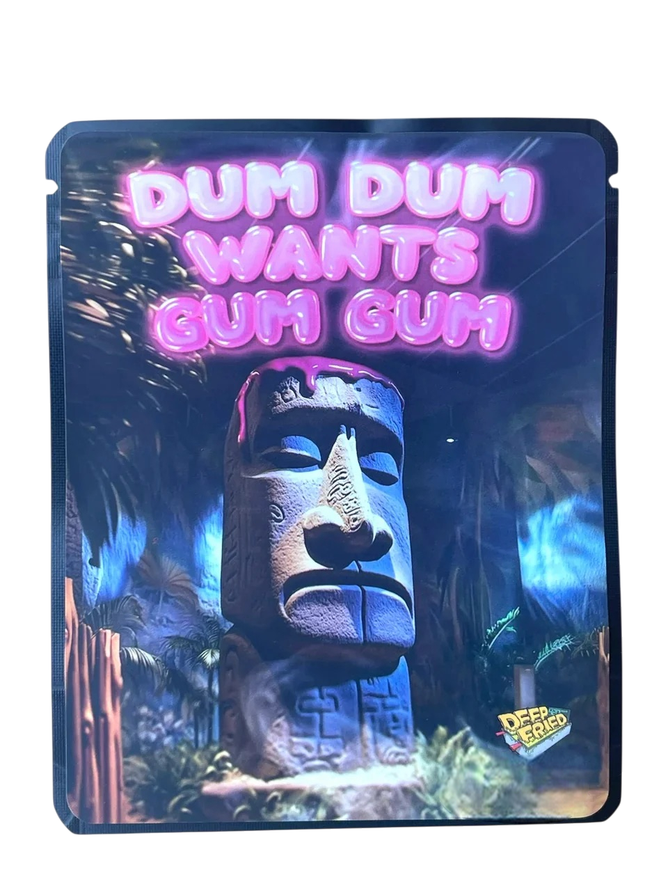 Dum Dum Wants Gum Gum Sticker Mylar Bag 3.5 Grams