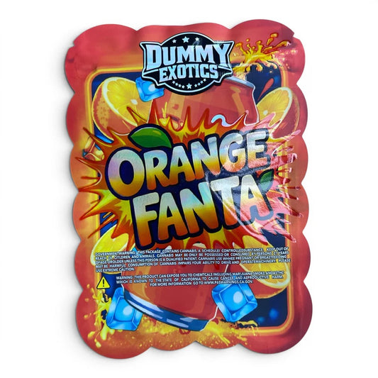 Dummy Exotics Orange Fanta Mylar Bag 3.5 G