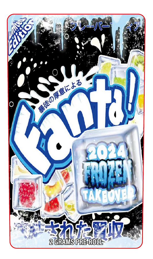 Fan-Ta Frozen Takeover 2024 Doughnut 2 Gram Pre-Roll Holographic Labeling/Stickers Only