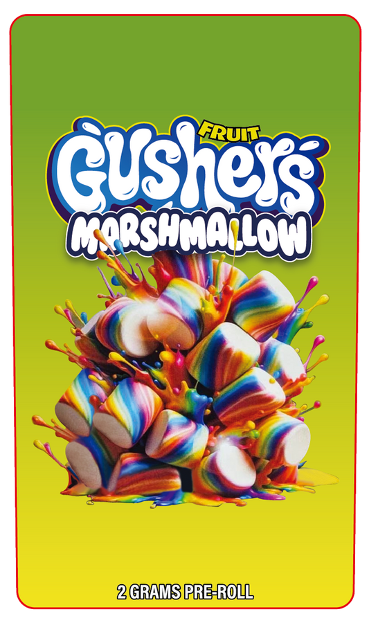 Fruit Gasherz Marshmallow 2 Gram Pre-Roll Holographic Labeling/Stickers Only
