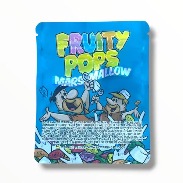 Fruity Pops Marshmallow  Mylar Bag 3.5 G