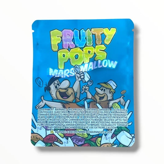 Fruity Pops Marshmallow  Mylar Bag 3.5 G