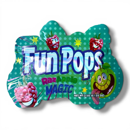 Fun Pops Raz Apple Magic Mylar Bag 3.5 Grams