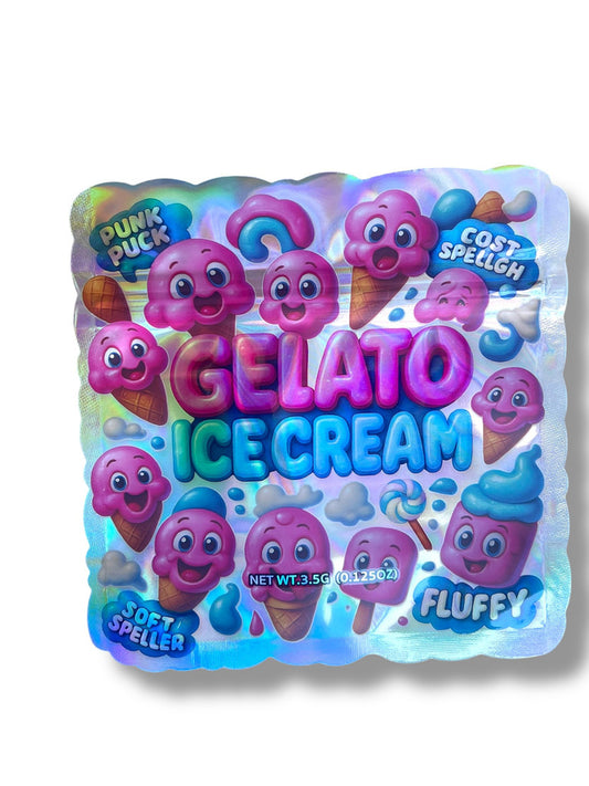 Gelato Ice Cream Mylar Bag 3.5g