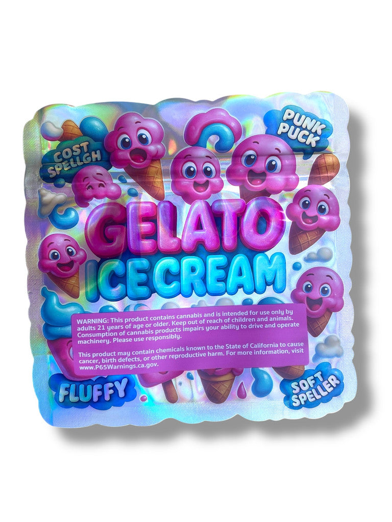 Gelato Ice Cream Mylar Bag 3.5grams