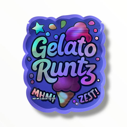 Gelato Runtz Shape Mylar Bag 3.5 Grams
