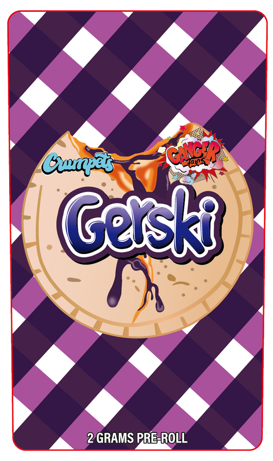 Gerski 2 Gram Pre-Roll Holographic Labeling/Stickers Only