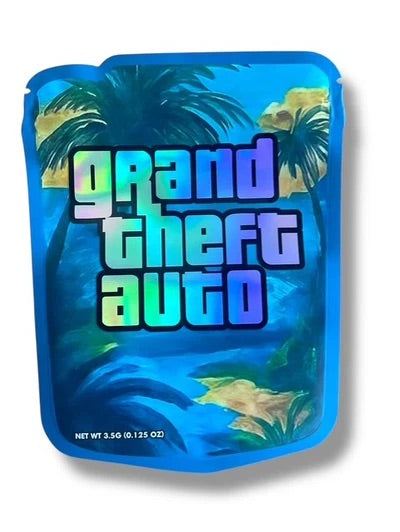 Grand Theft Auto Mylar Bag 3.5 Grams