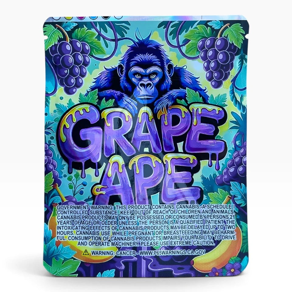 Grape Ape Mylar Bag 3.5 G