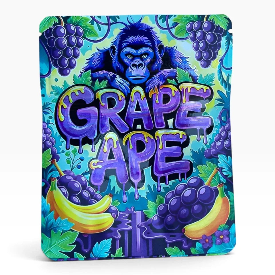Grape Ape Mylar Bag 3.5 Grams