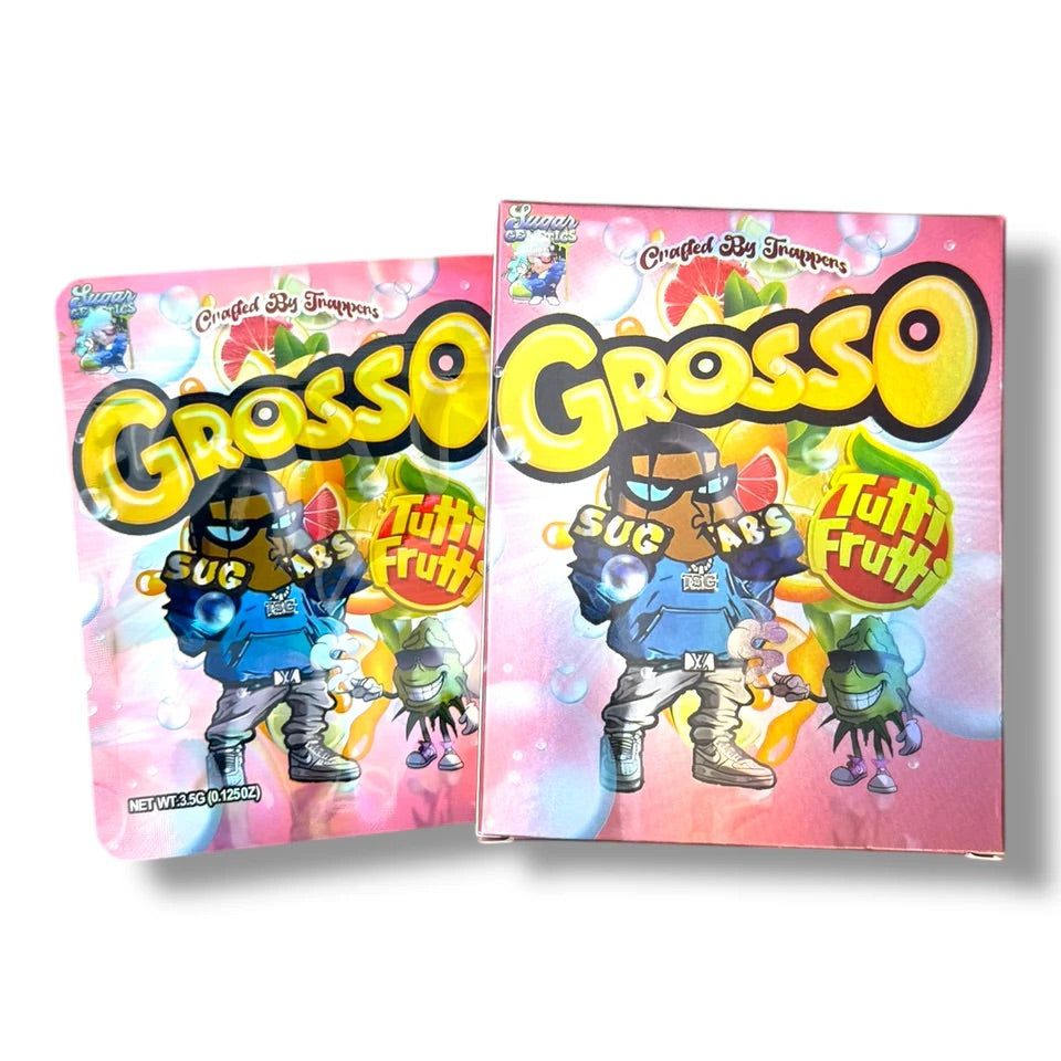 Grosso Tutti Frutti Mylar Bag with Box 3.5 Grams